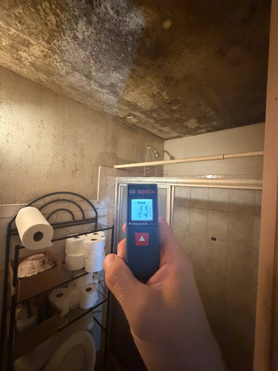 Measured room size