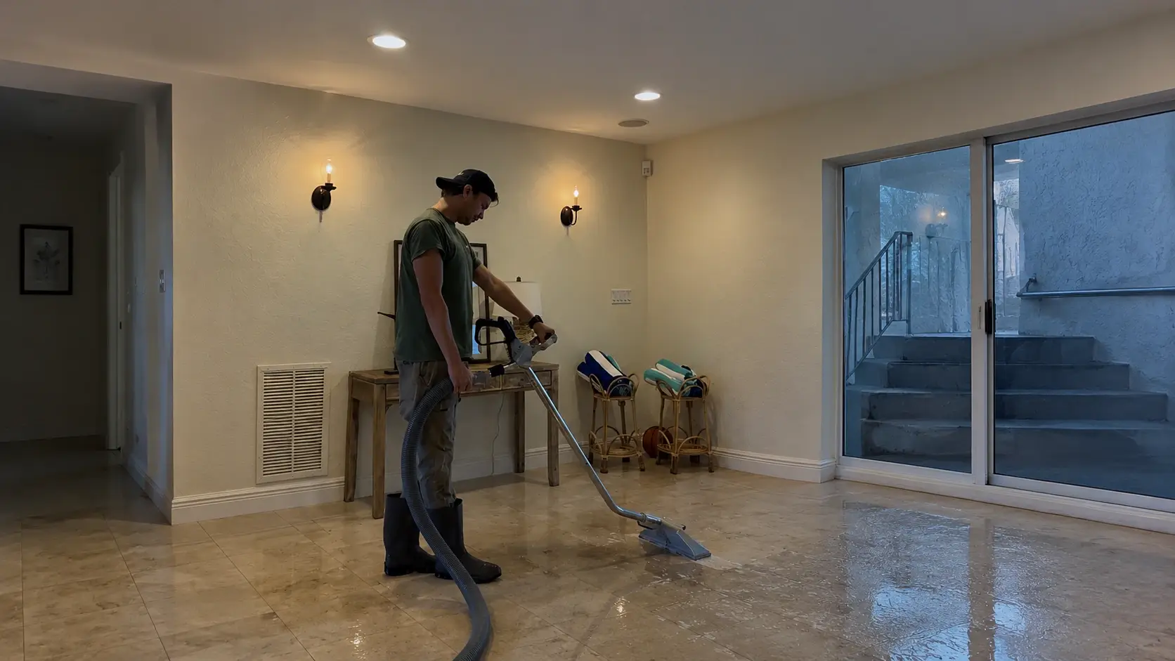 Black Spots on Ceiling restoration inspection in South Florida