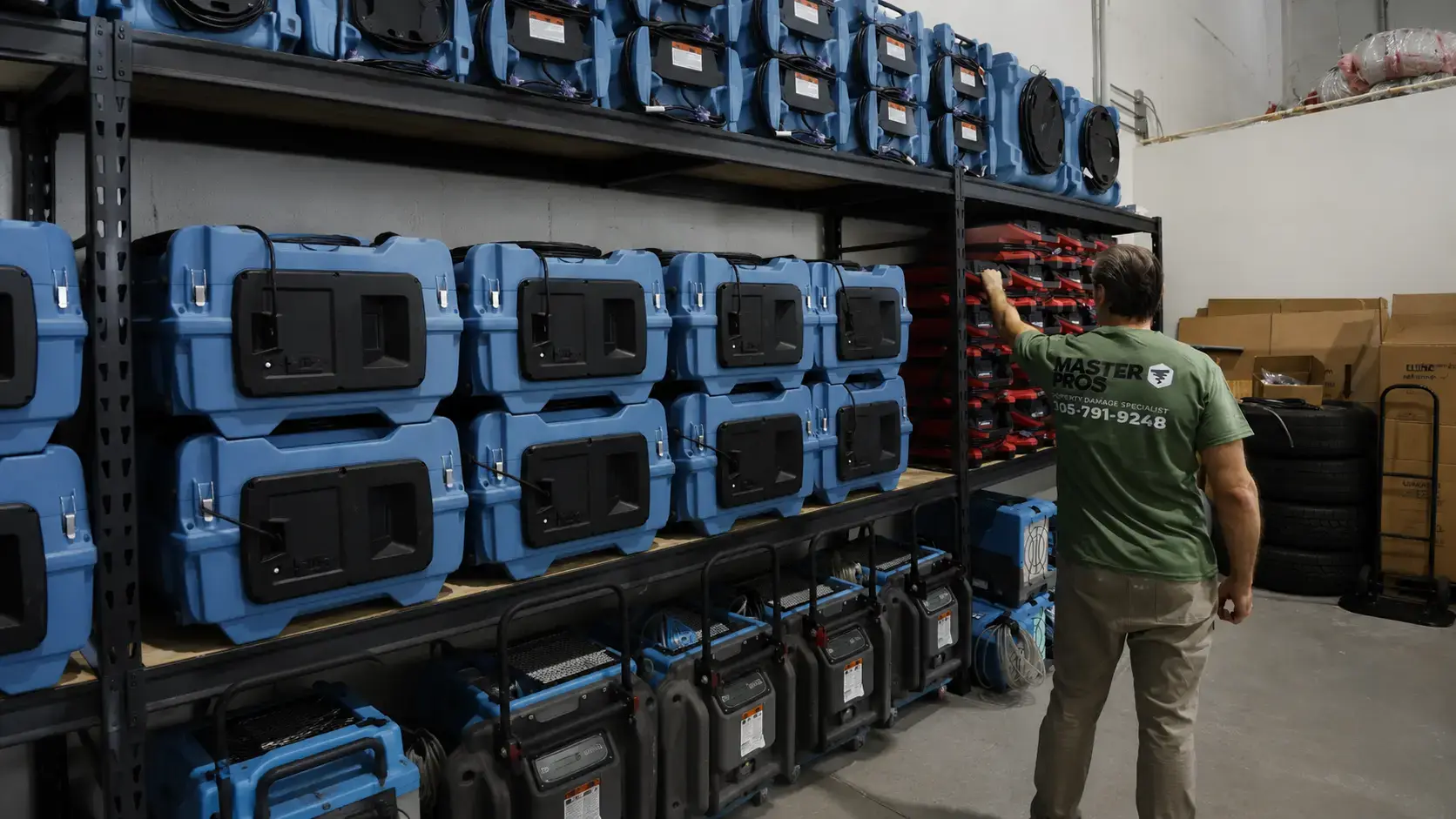 Water Mitigation service hero image in South Florida