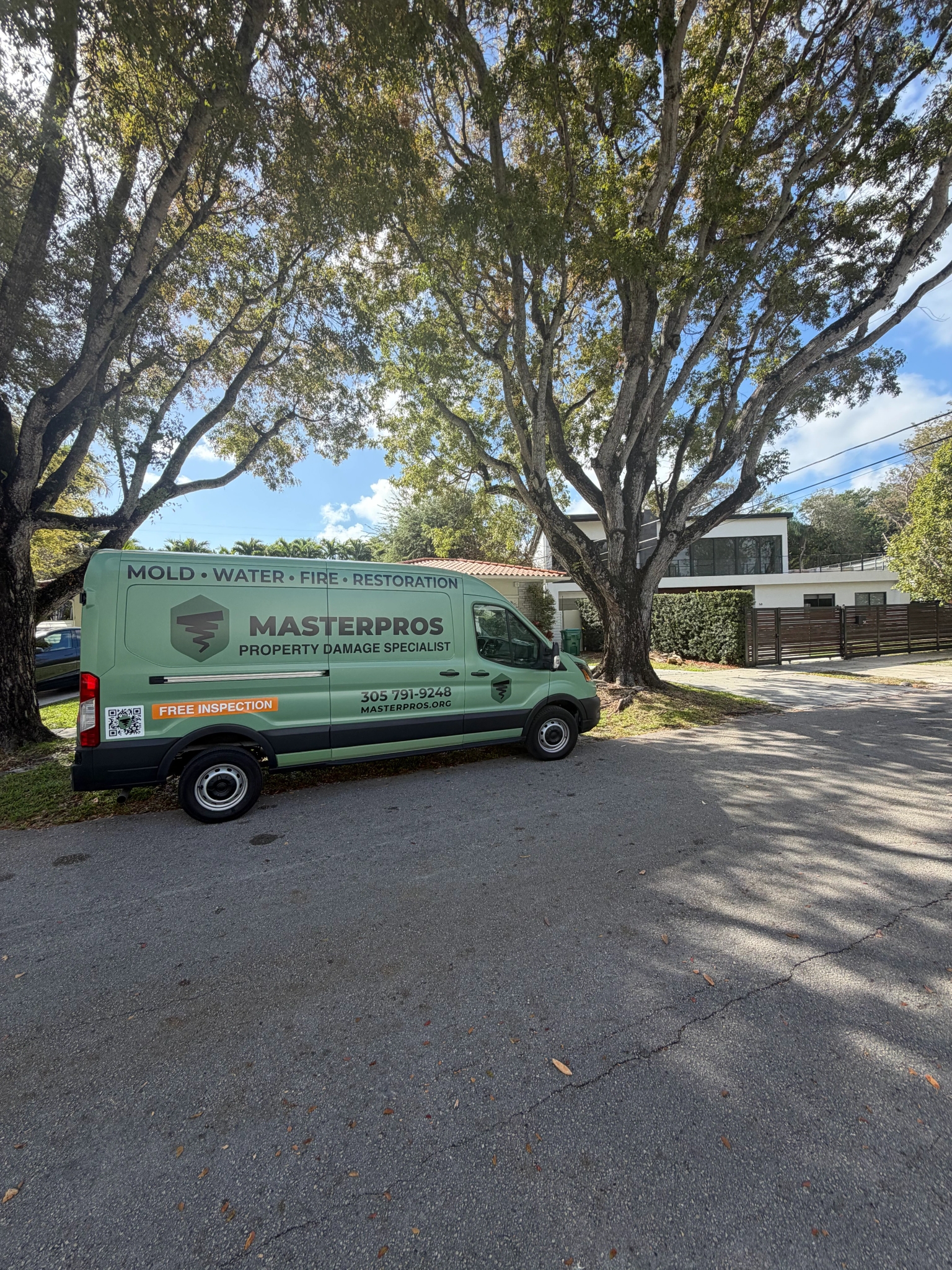 Detailed damage inspection documenting restoration conditions
