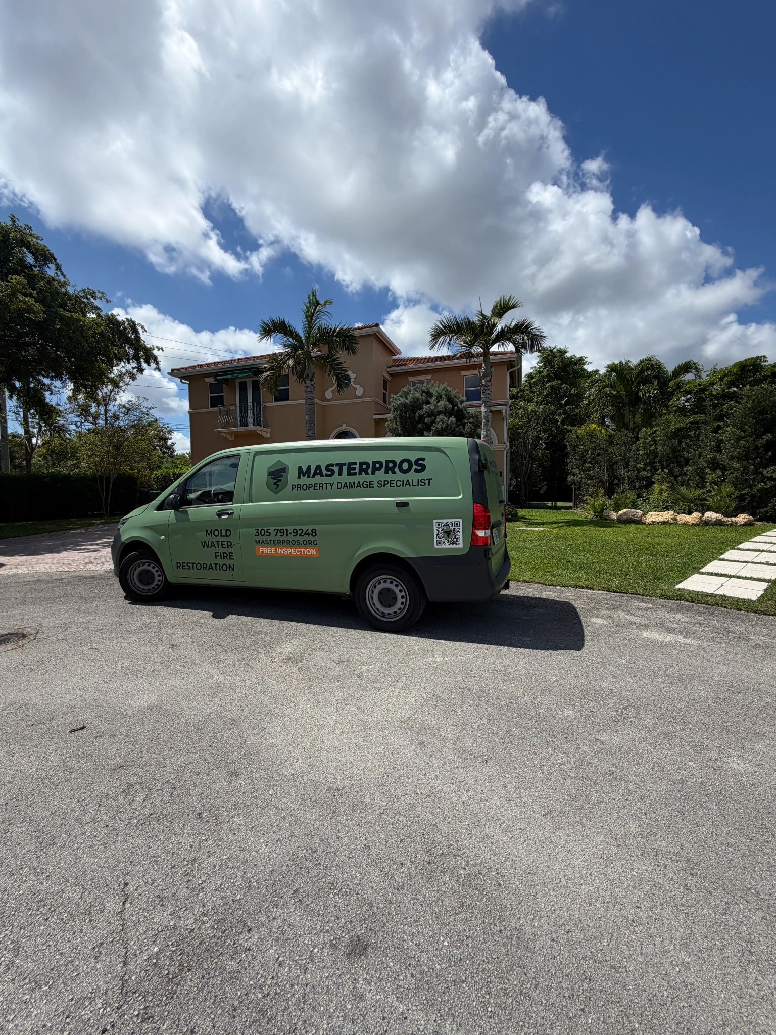 Inspection documentation for damage conditions and restoration progress