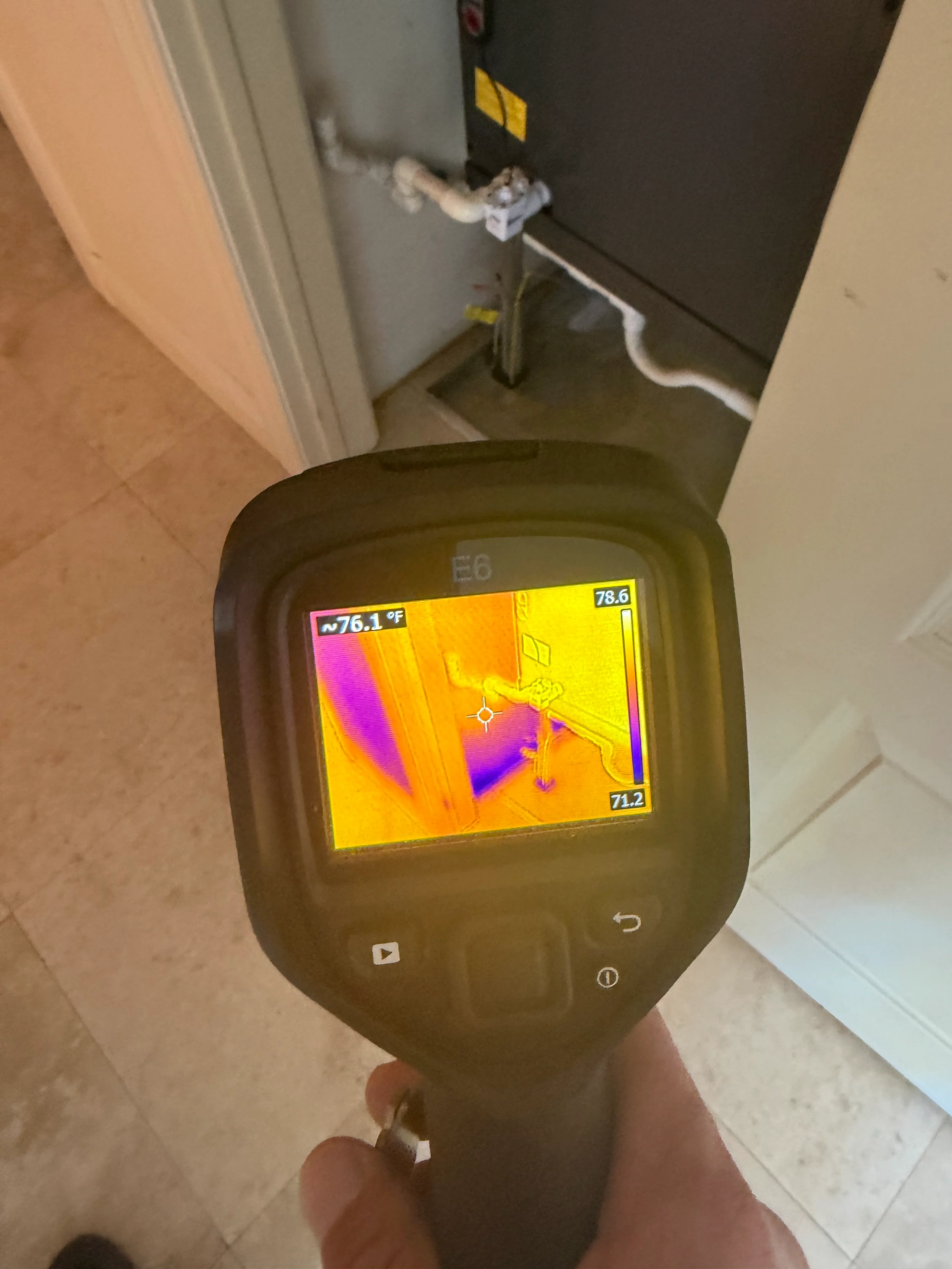 Thermal moisture assessment for restoration planning