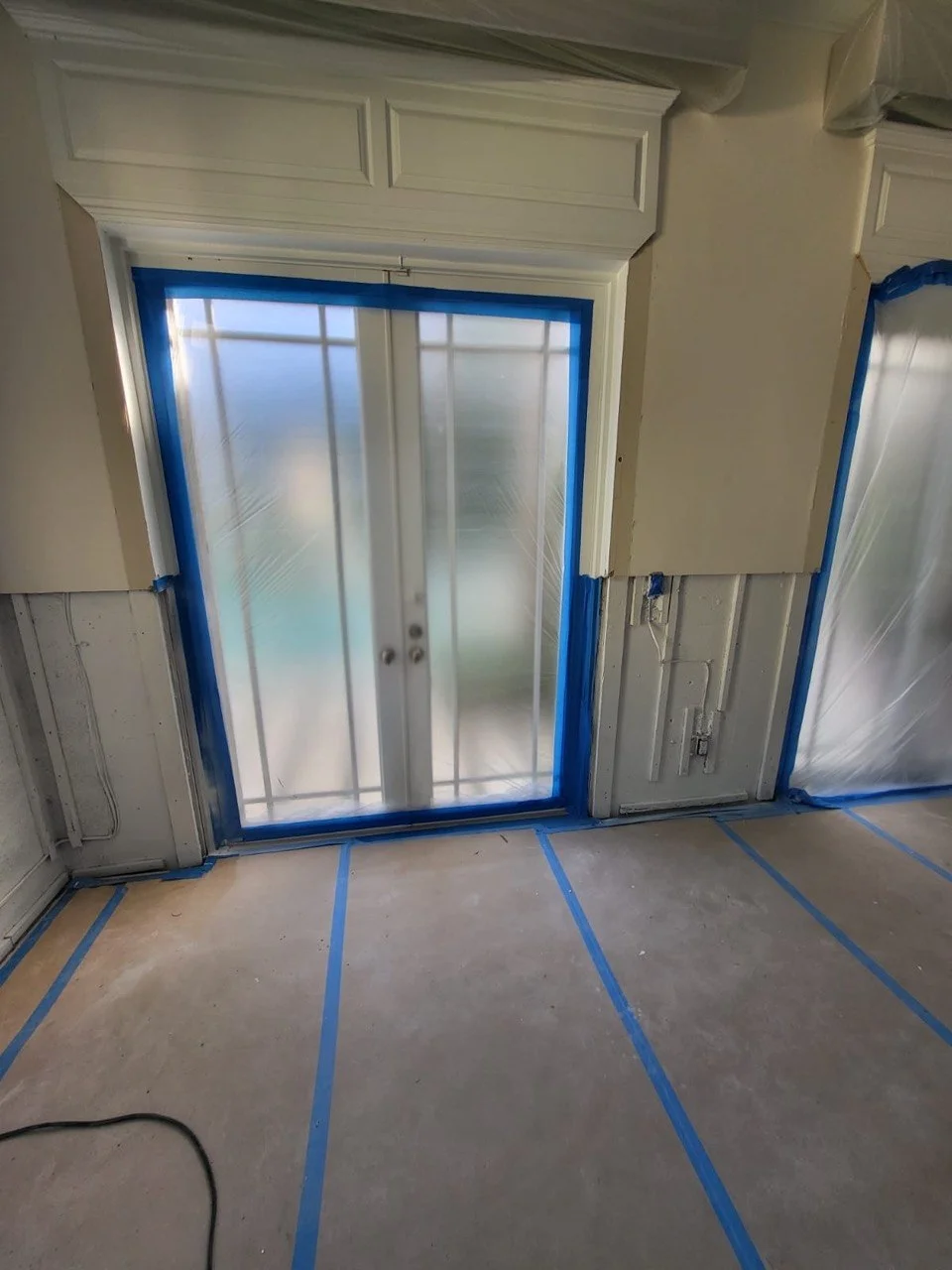 Ductwork removal during attic mold remediation