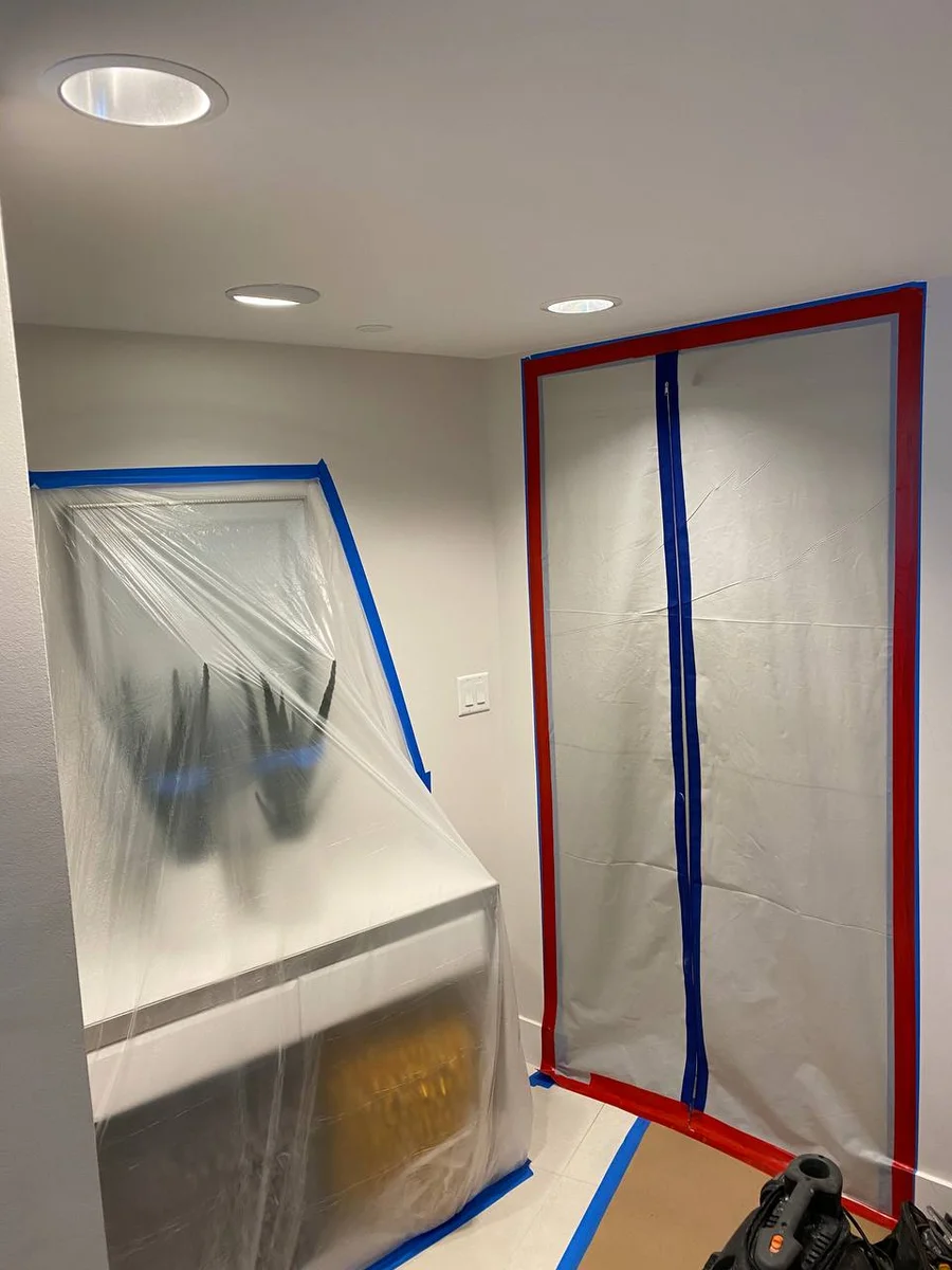 Removal of mold-affected materials during remediation