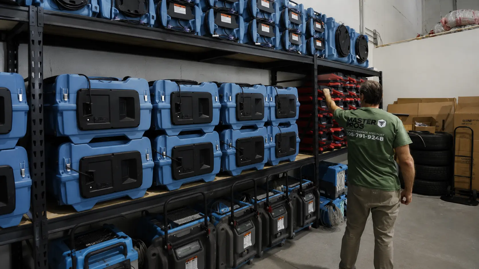 Water Mitigation service hero image in South Florida